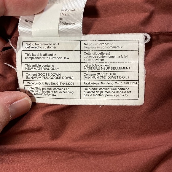 EDDIE Bauer Puffer Vest Quilted Goose Down Fur Collar Dusty Pink Size M - Picture 10 of 15